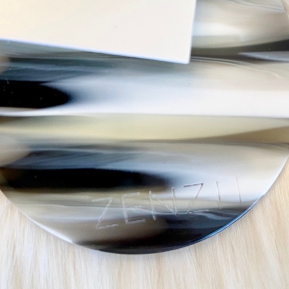 NWT Free People Resin Disc Drop Hoop Festival Modern Shapes Earrings - Picture 7 of 11